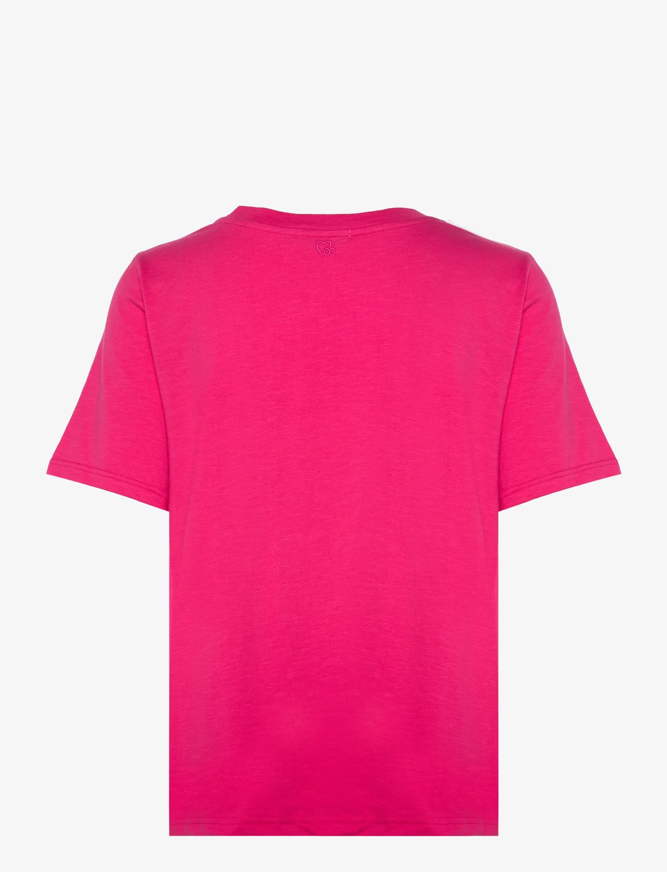Coster Copenhagen - CC Heart regular t-shirt - najniższe ceny - bright sunrise - 1