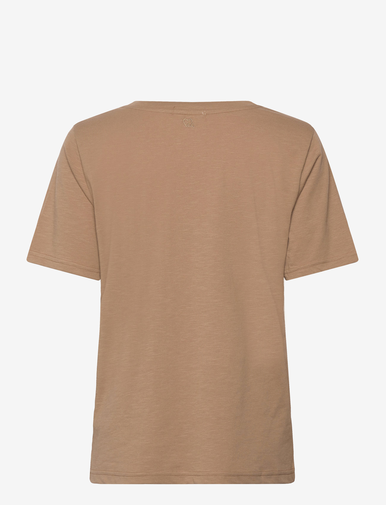 Coster Copenhagen - CC Heart basic regular o-neck t-shi - t-paidat - warm sand - 1