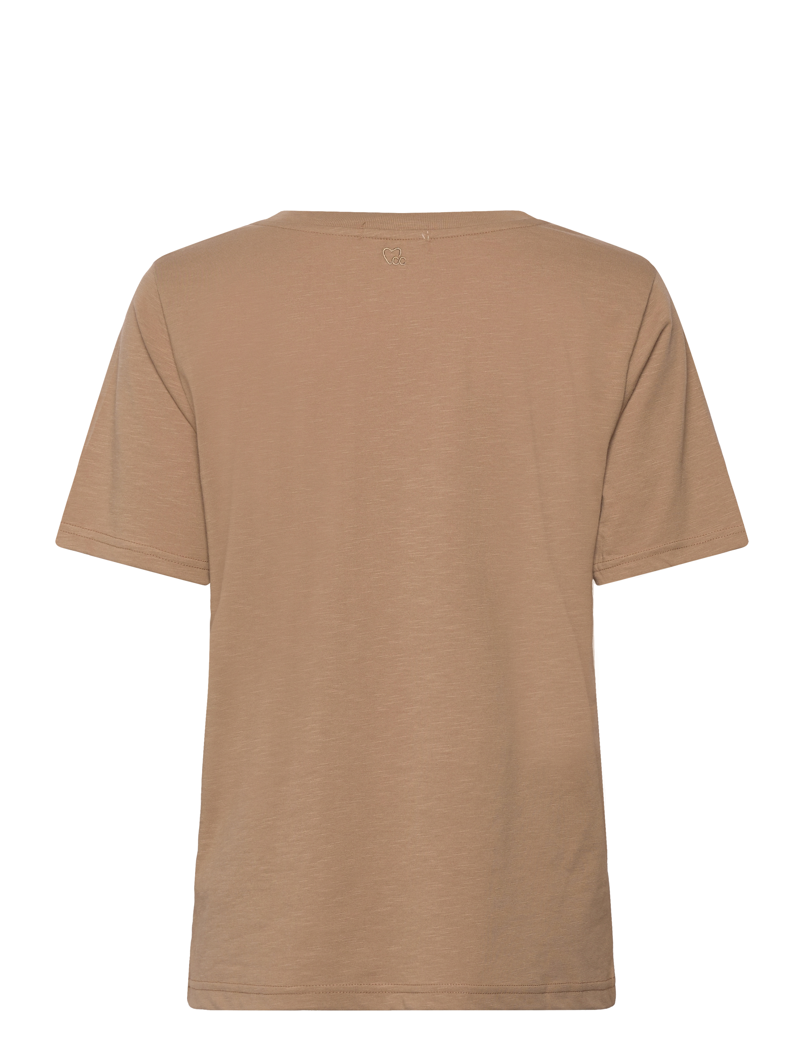Coster Copenhagen - CC Heart basic regular o-neck t-shi - t-skjorter - warm sand - 1