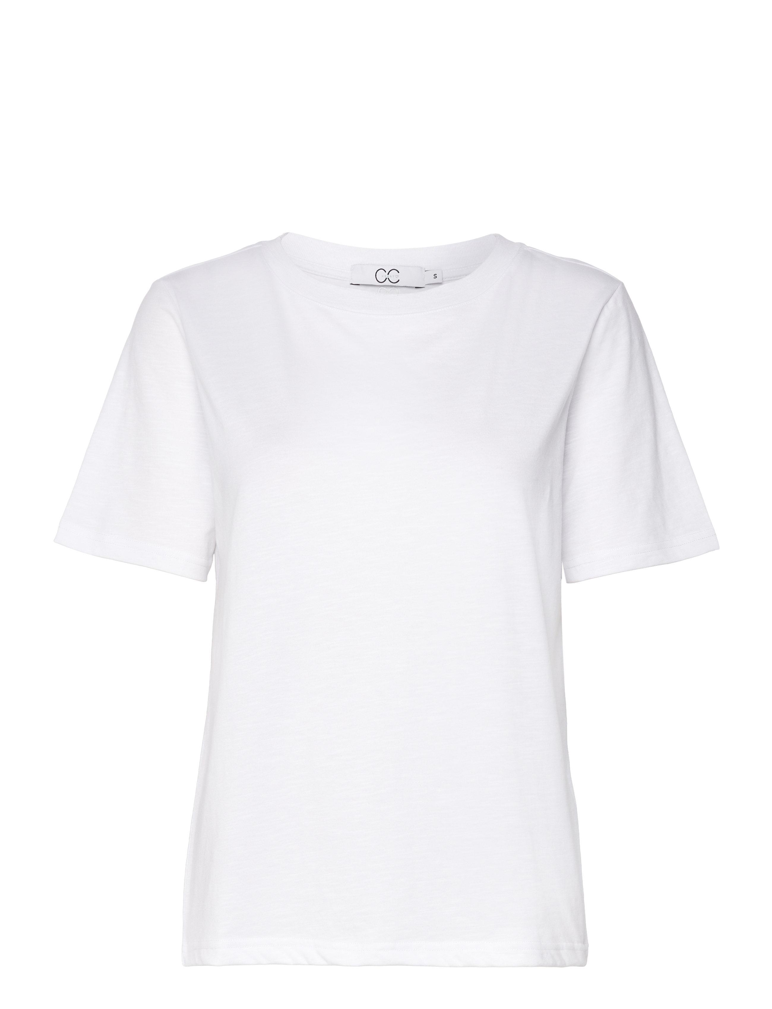 Coster Copenhagen CC Heart basic regular o-neck t-shi - Riided - WHITE / white