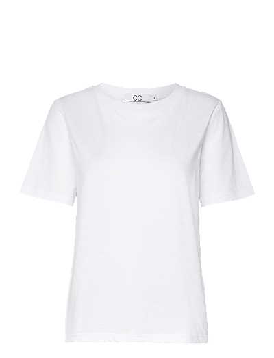 Coster Copenhagen CC Heart basic regular o-neck t-shi - T-krekli - WHITE / white