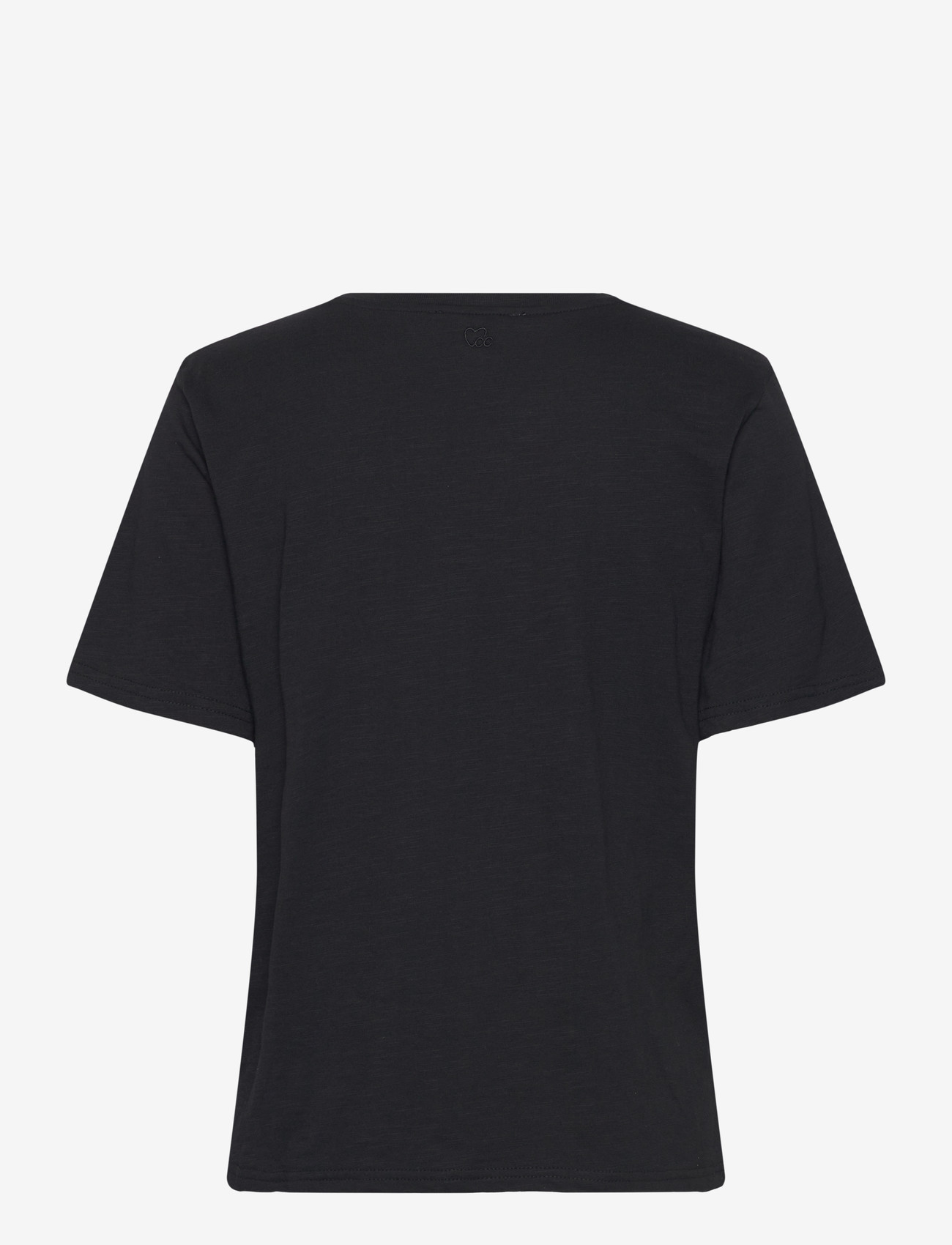 Coster Copenhagen - CC Heart basic regular v-neck t-shi - laveste priser - black - 2
