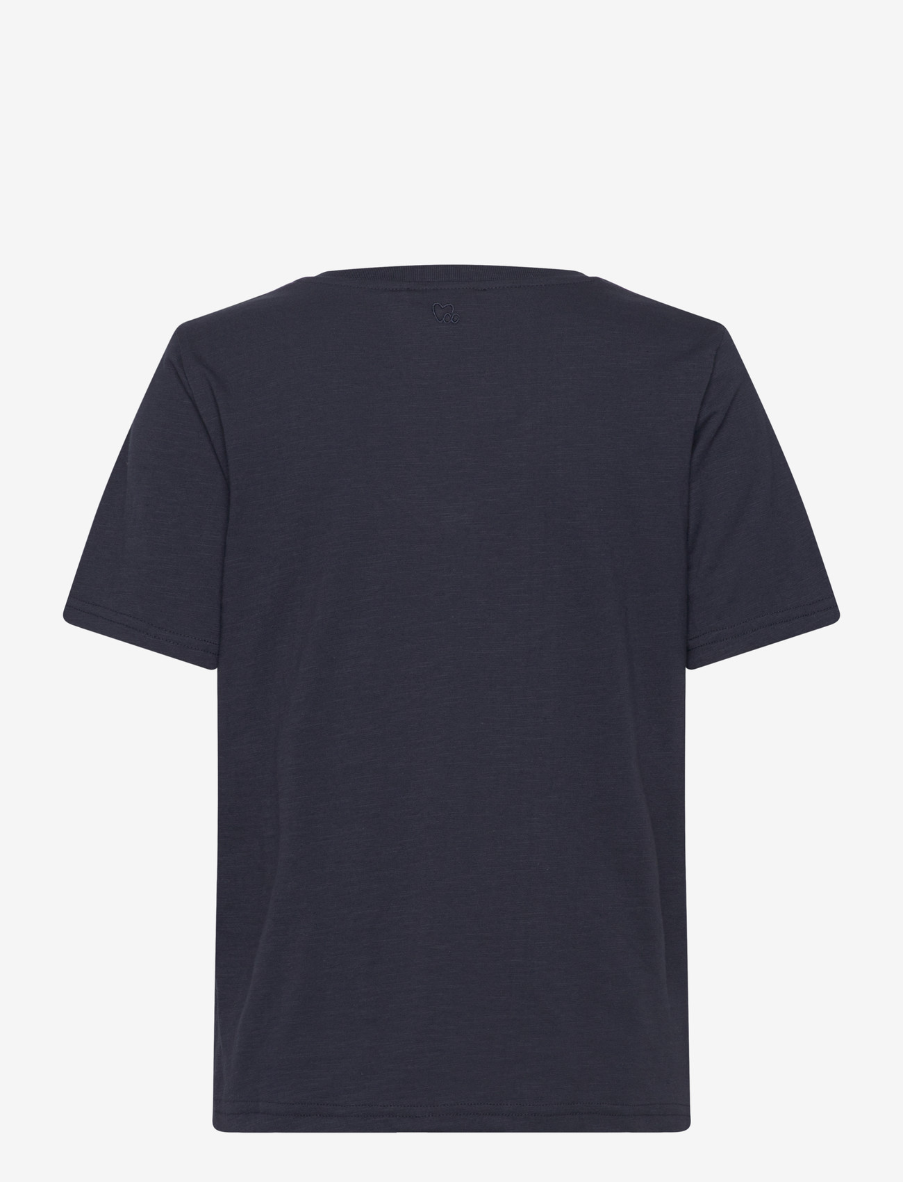 Coster Copenhagen - CC Heart basic regular v-neck t-shi - t-shirts - night sky blue - 2