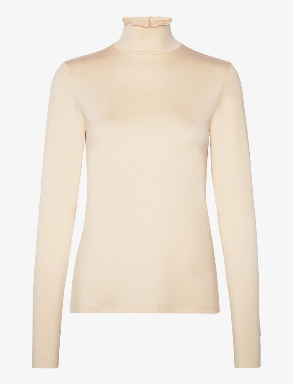 Coster Copenhagen - CC Heart SOFIA turtleneck blouse - langärmlige tops - cream - 0