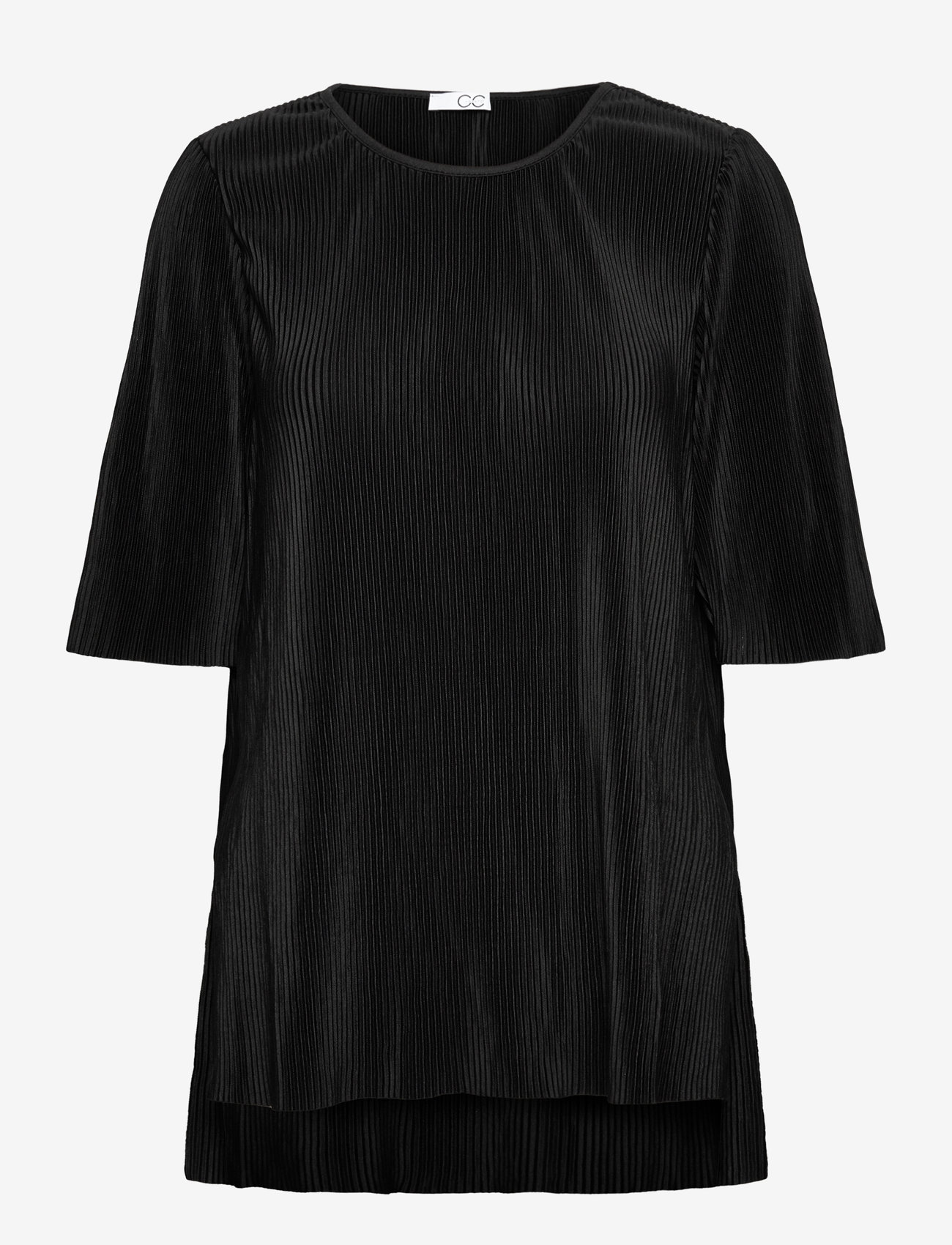 Coster Copenhagen - CC Heart VIVIAN top - kortærmede bluser - black - 0