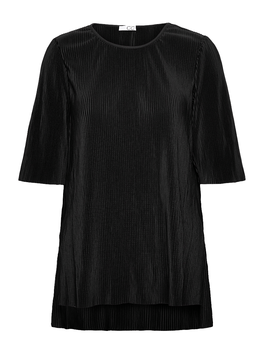 Coster Copenhagen - CC Heart VIVIAN top - lühikeste varrukatega pluusid - black - 0