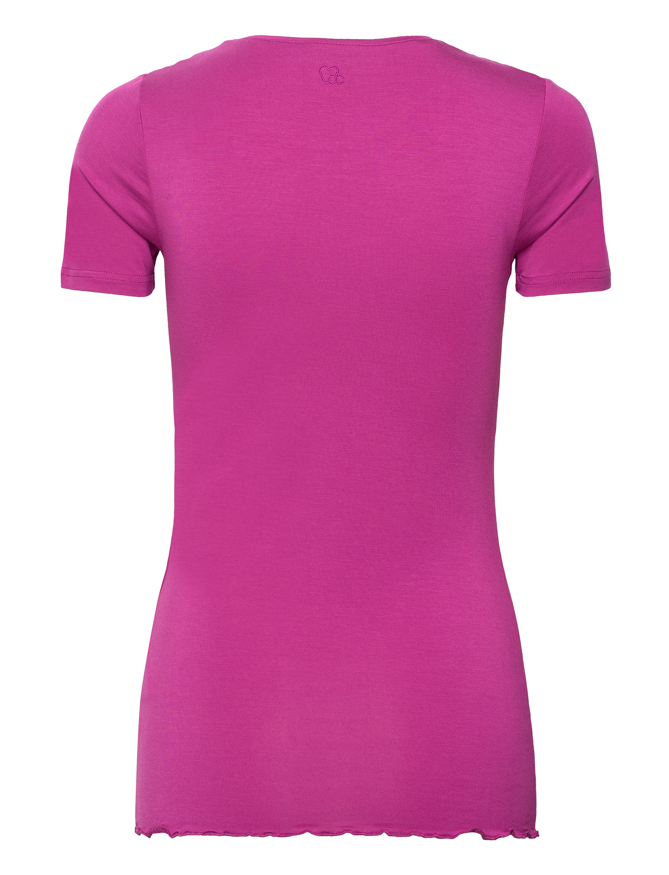 Coster Copenhagen - CC Heart SOFIA short sleeve blouse - laveste priser - berry - 1