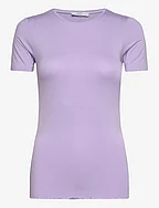 CC Heart SOFIA short sleeve blouse - LAVENDER