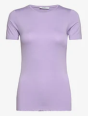 Coster Copenhagen - CC Heart SOFIA short sleeve blouse - lowest prices - lavender - 0