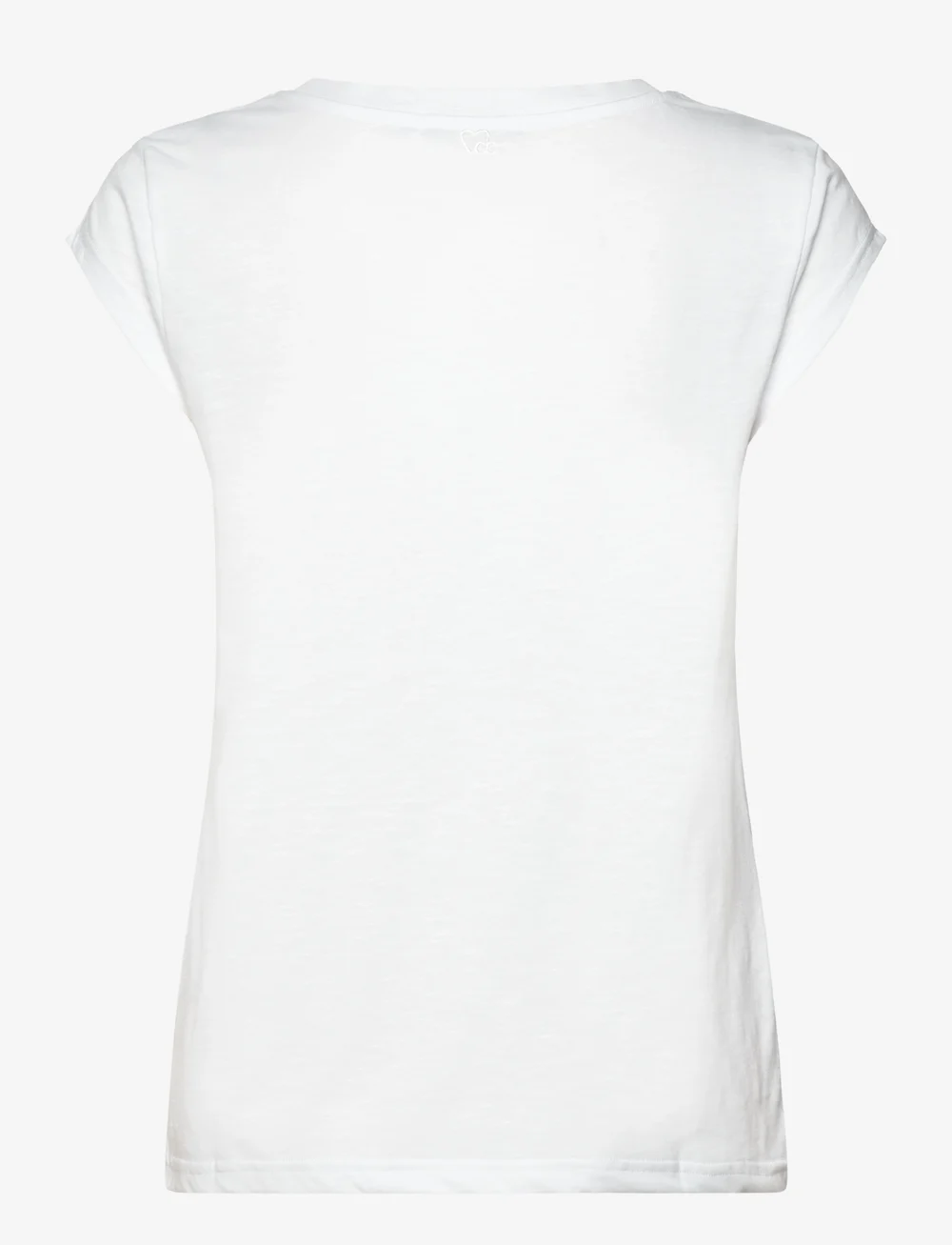 Coster Copenhagen - CC Heart FACE t-shirt - Cap sleeve - t-shirts - white - 2