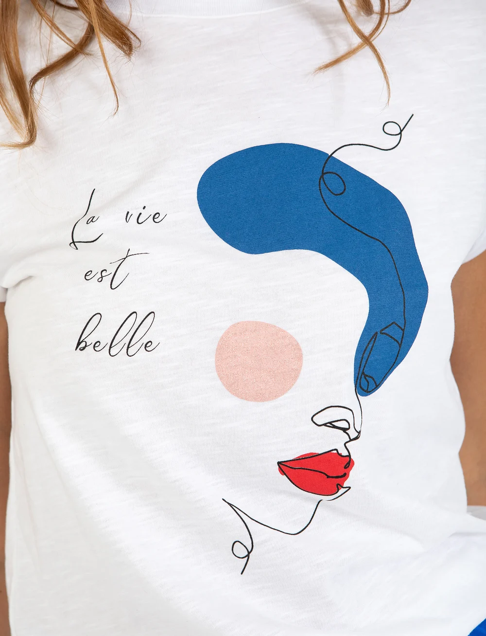 Coster Copenhagen - CC Heart FACE t-shirt - Cap sleeve - t-shirts - white - 0