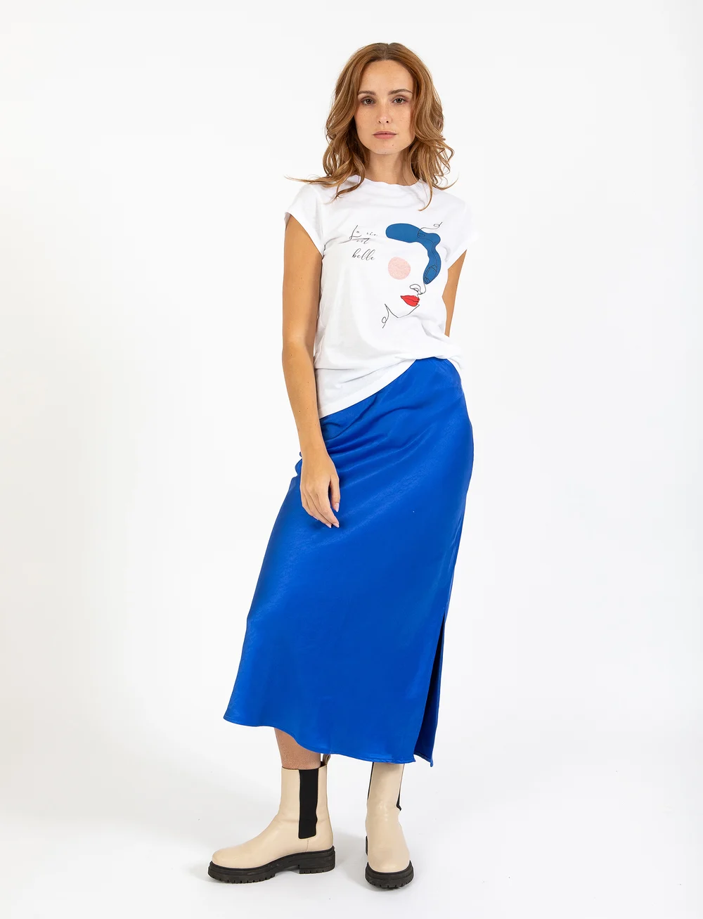 Coster Copenhagen - CC Heart FACE t-shirt - Cap sleeve - t-shirts - white - 3