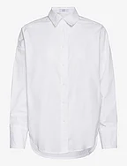 CC Heart Harper Solid Oversize Shir - WHITE