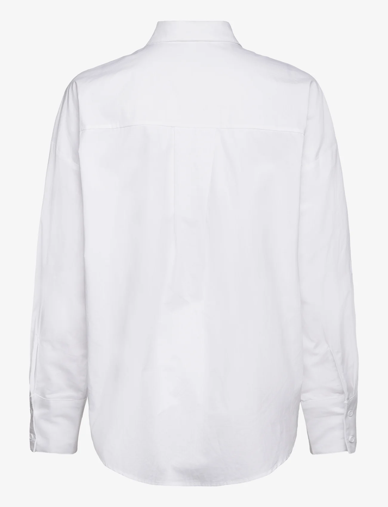 Coster Copenhagen - CC Heart Harper Solid Oversize Shir - marškiniai ilgomis rankovėmis - white - 1