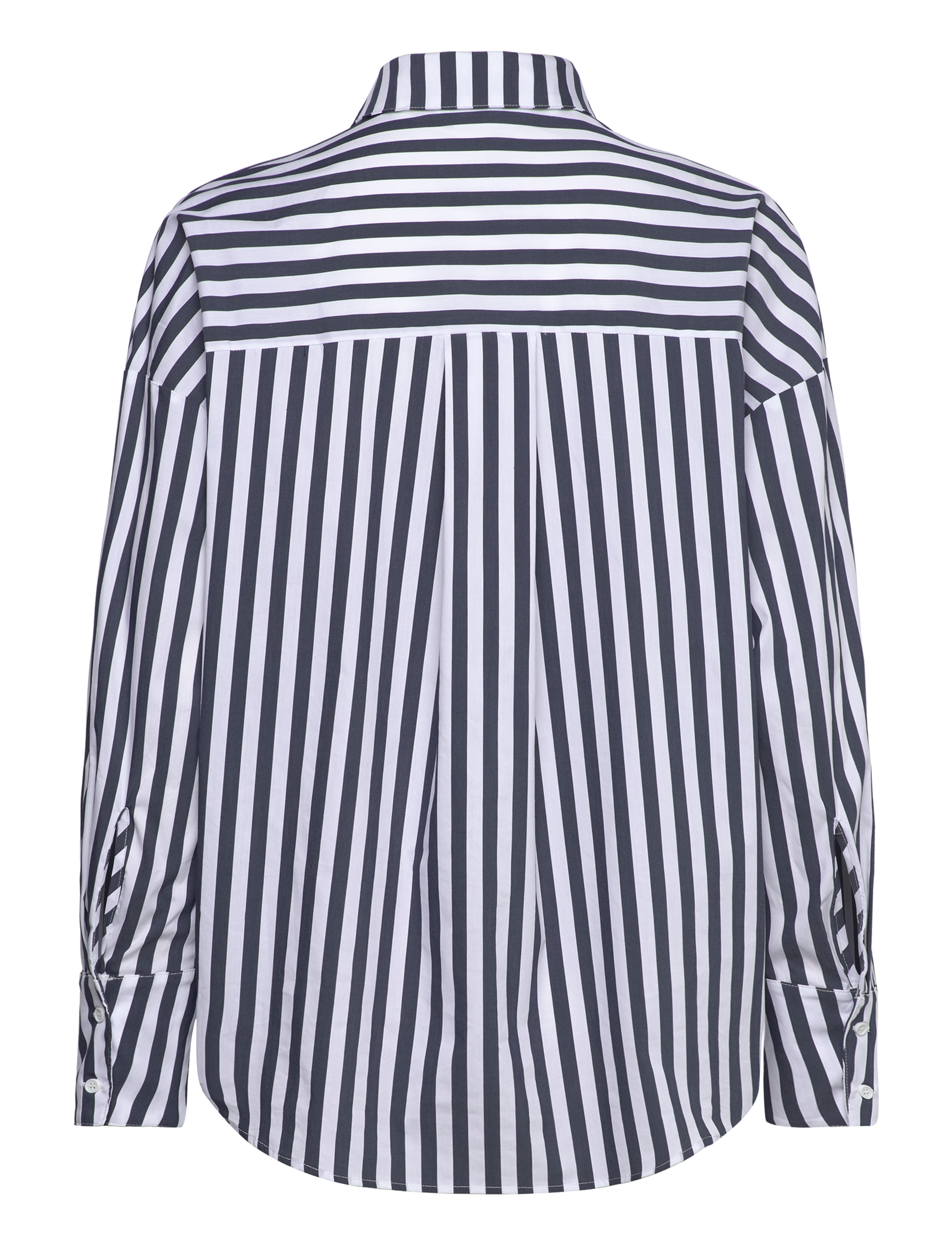 Coster Copenhagen - CC Heart Harper Stripe Oversize Shirt - navy stripe - 1