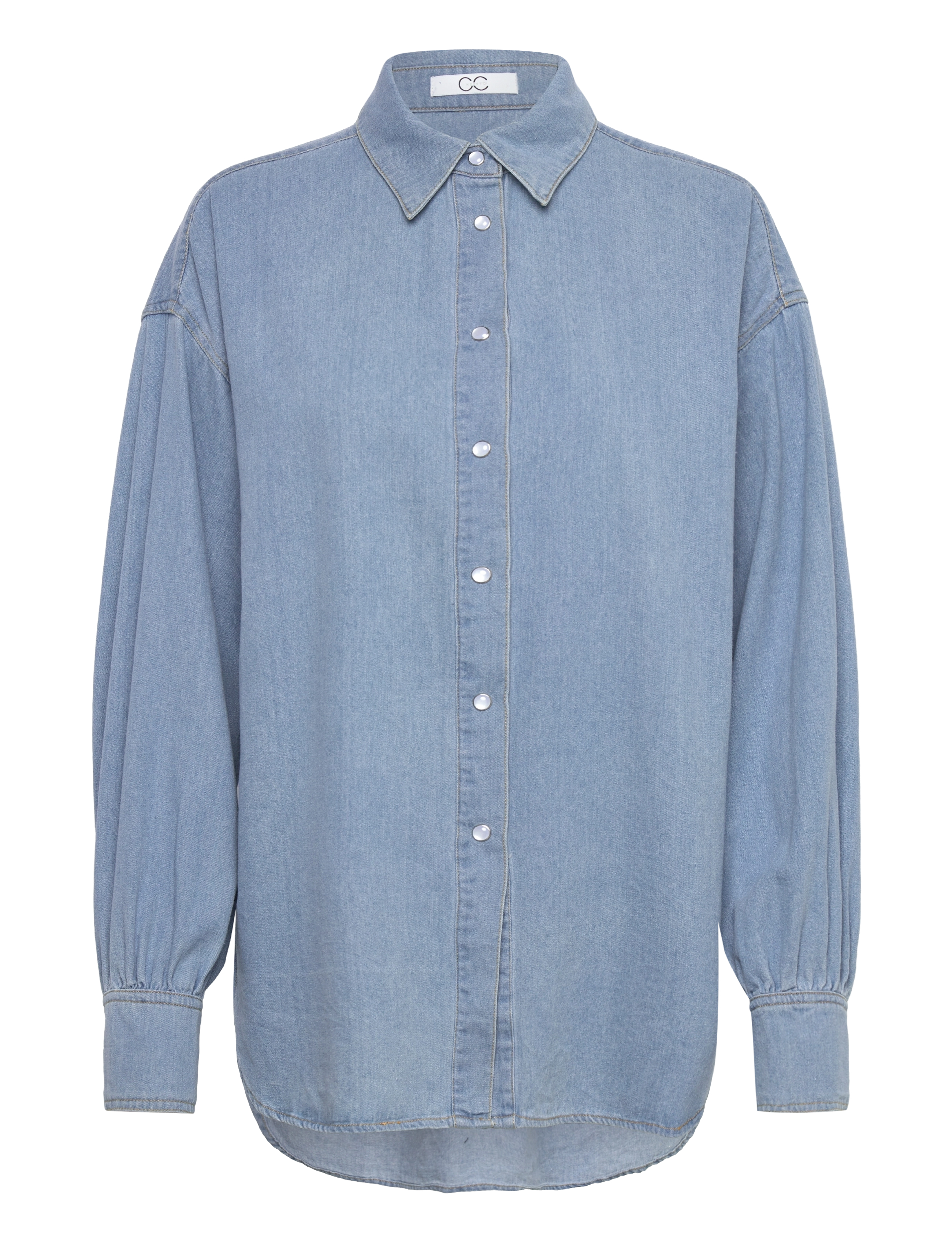 COSTER COPENHAGEN Cc Heart Ellis Denim Shirt Blau - 34 - Damen