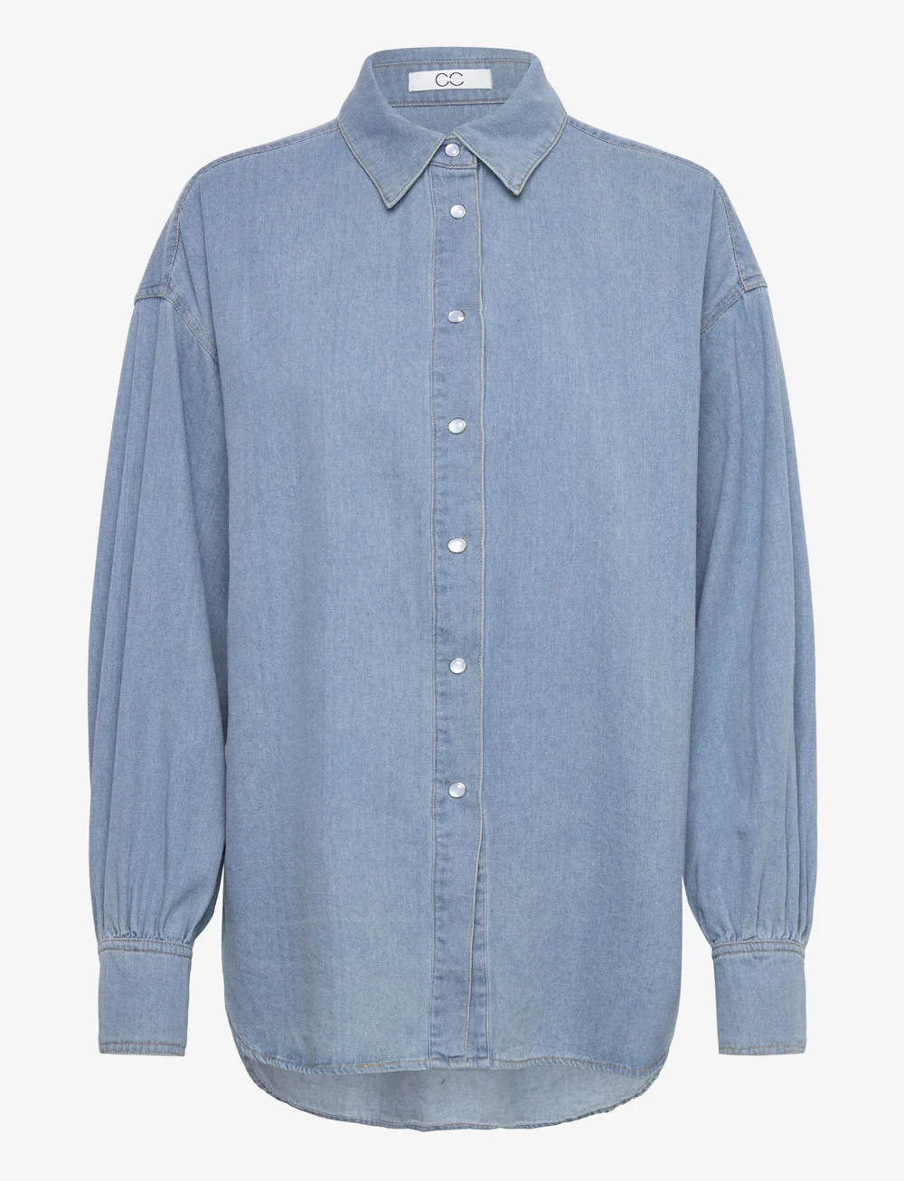 Coster Copenhagen - CC Heart ELLIS denim shirt - jeanshemden - blue denim - 0