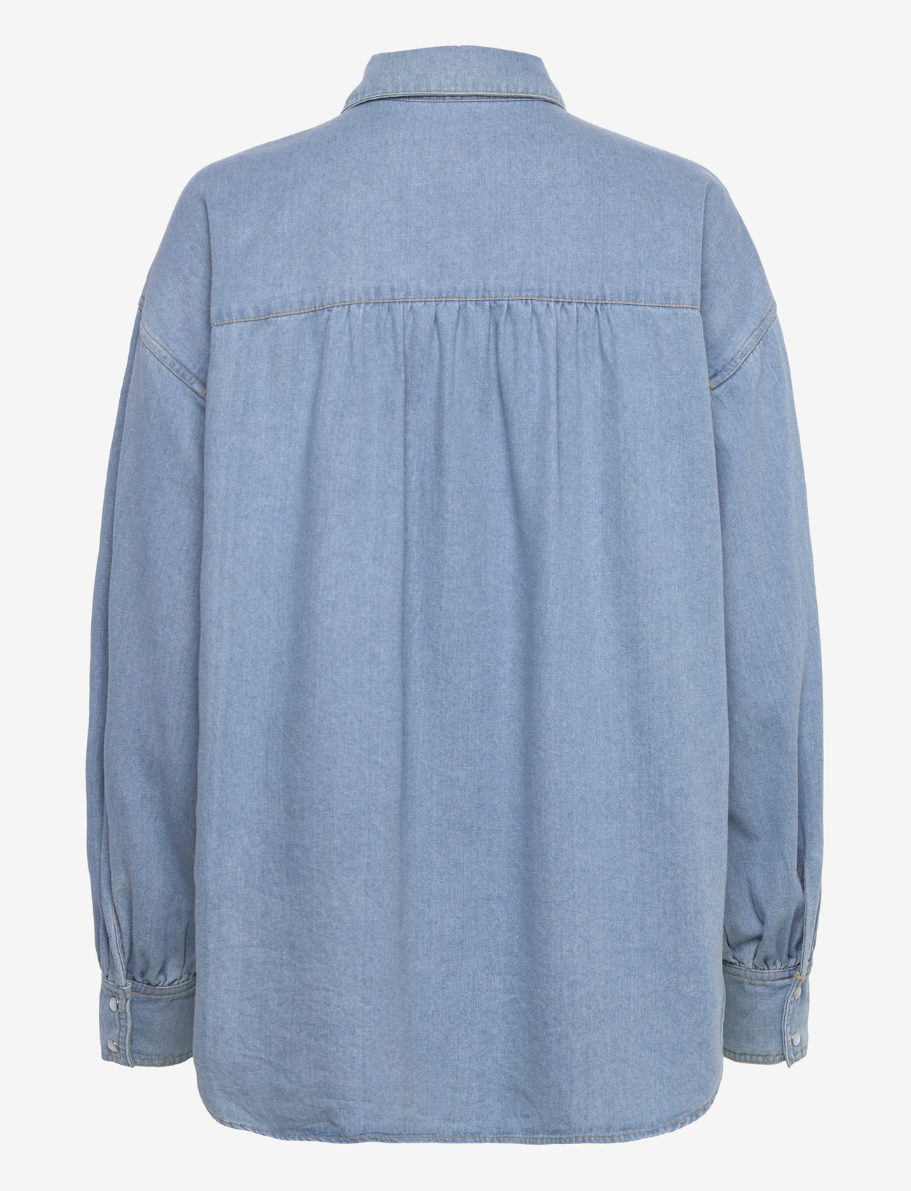 Coster Copenhagen - CC Heart ELLIS denim shirt - denimskjorter - blue denim - 1