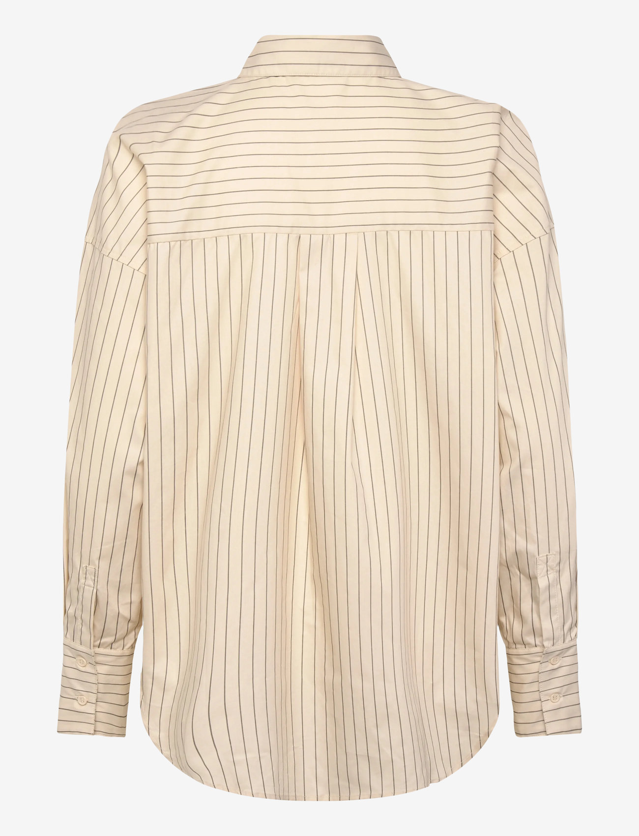 Coster Copenhagen - CC Heart GRACIE stripe loose shirt - langärmlige hemden - creme stripes - 2