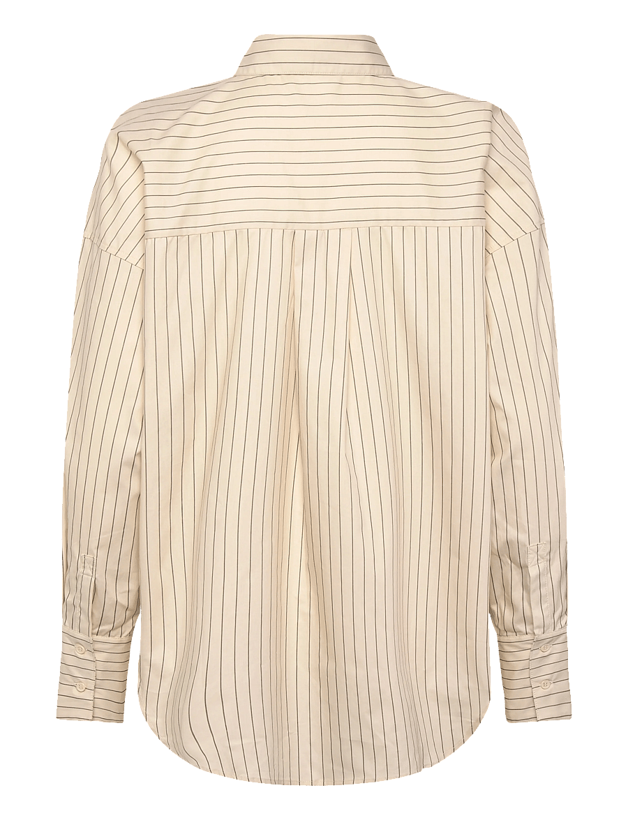 Coster Copenhagen - CC Heart GRACIE stripe loose shirt - creme stripes - 2