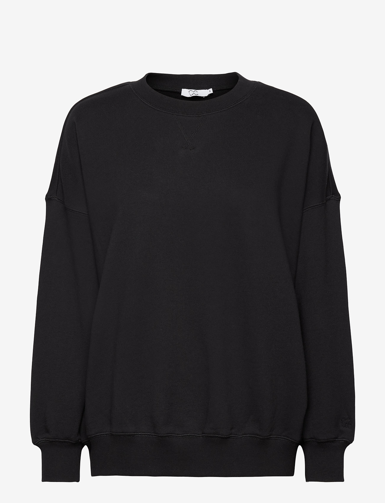 Coster Copenhagen - CC Heart oversize sweatshirt - sweatshirts - black - 0