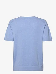 Coster Copenhagen - CC Heart ELLA Soft Knit tee - t-shirts - light blue - 1