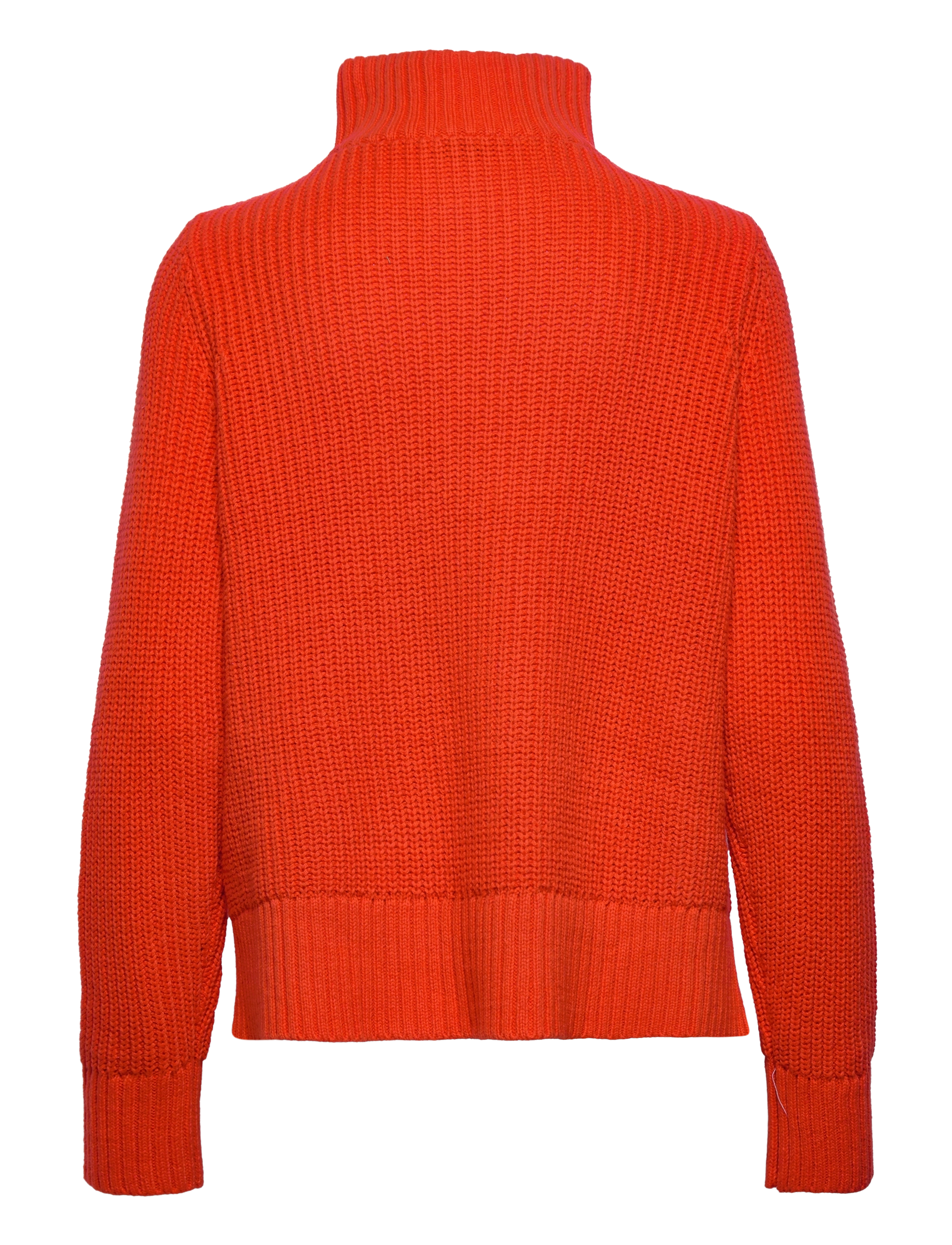 Coster Copenhagen - CC Heart AVERY zip knit sweater - red orange - 1