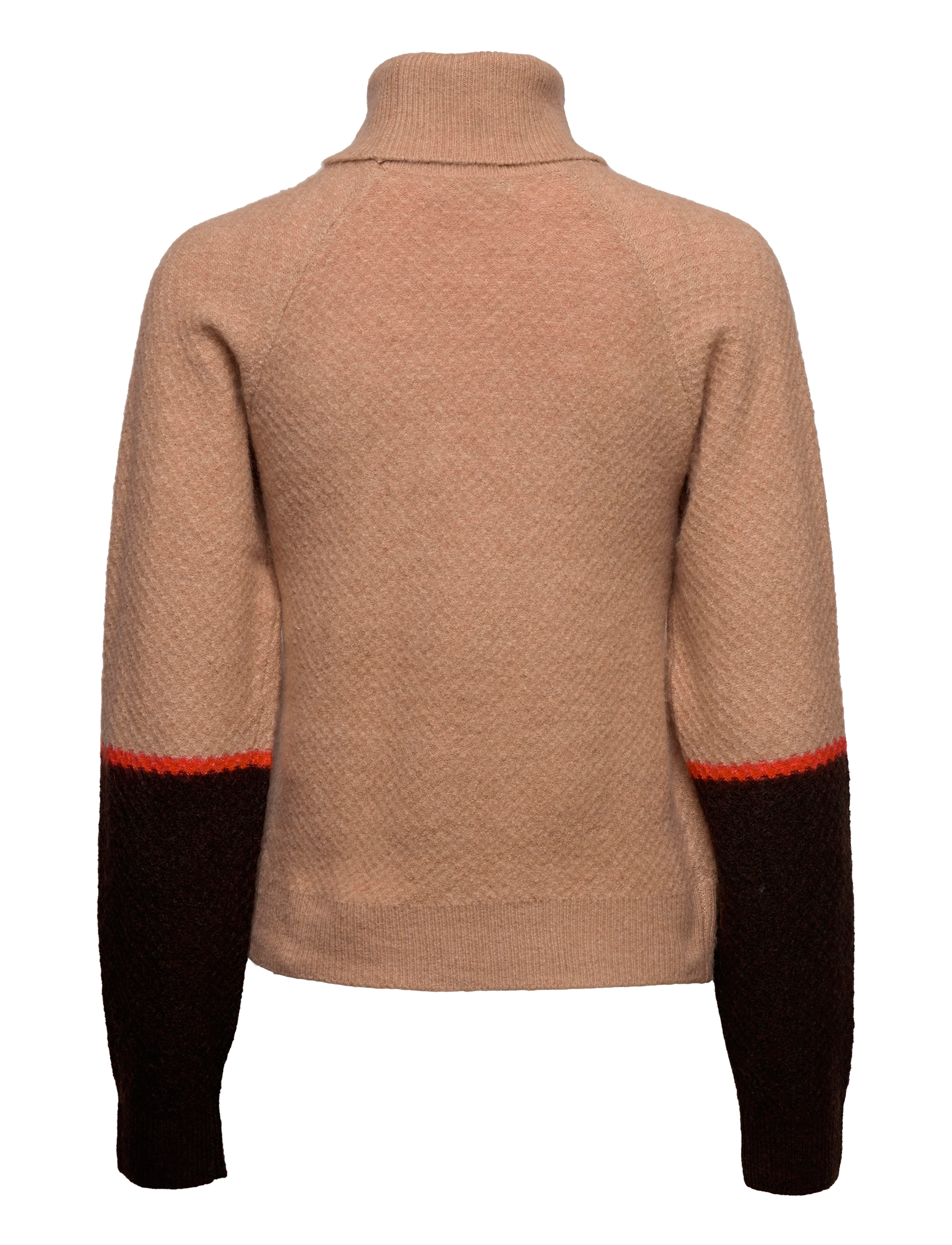 Coster Copenhagen - CC Heart ANNA diamond knit blouse, - camel - 1