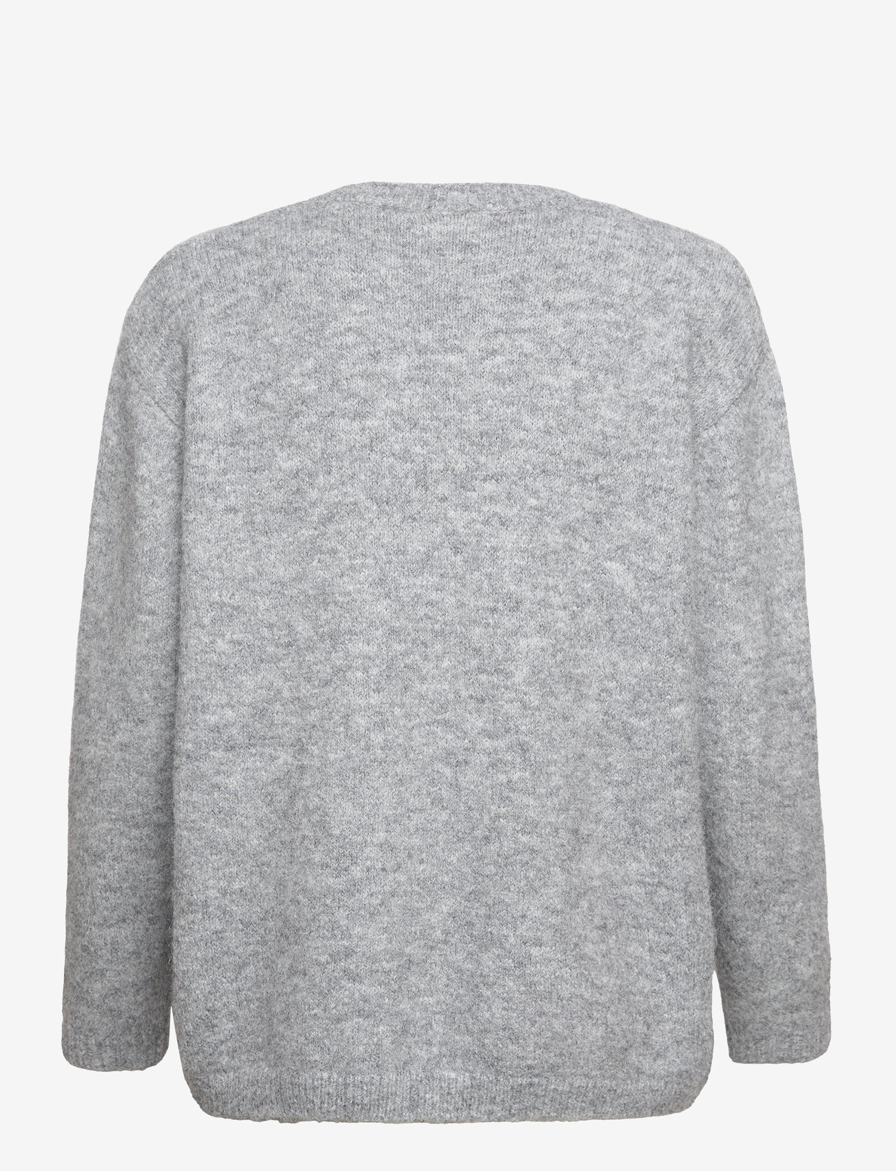 Coster Copenhagen - CC Heart AMELIA alpaca V-neck - light grey melange - 1