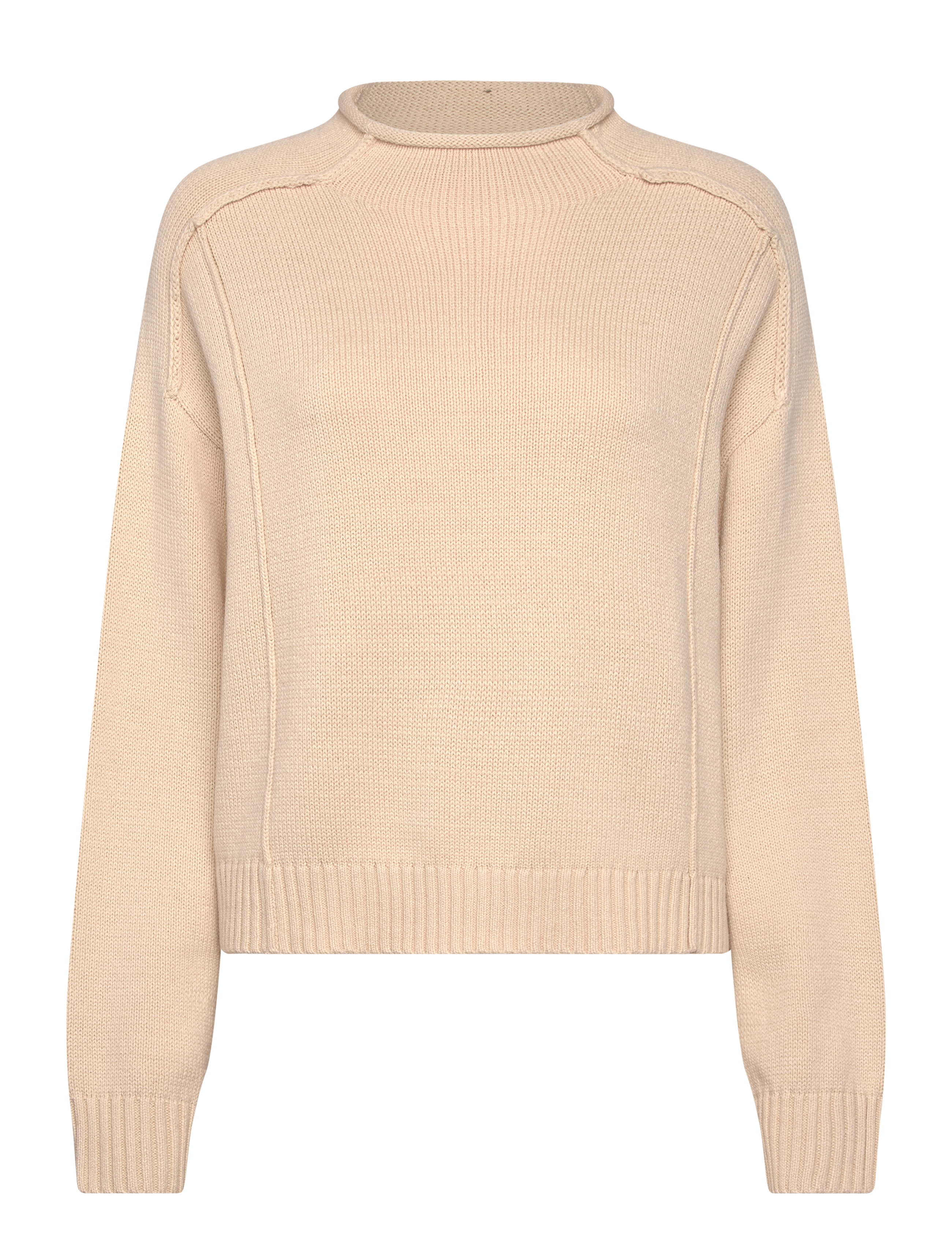 Coster Copenhagen CC Heart AVERY turtleneck - Strik - CREAM / beige