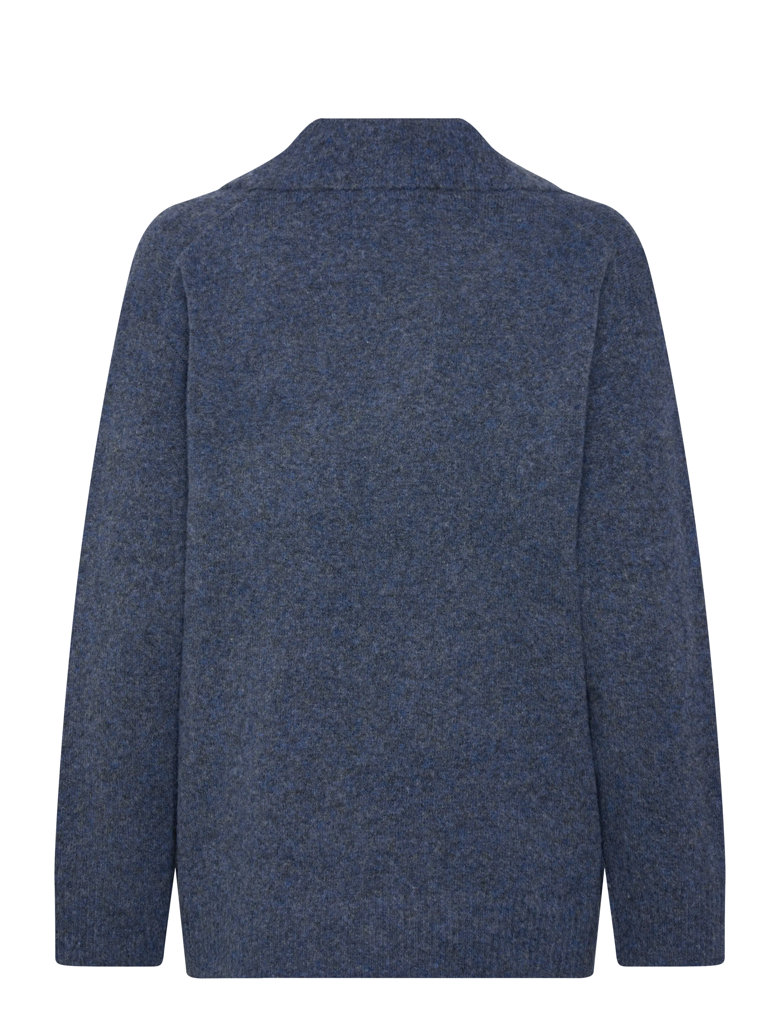 Coster Copenhagen - CC Heart EMERIE polo sweater - striktrøjer - navy melange - 2