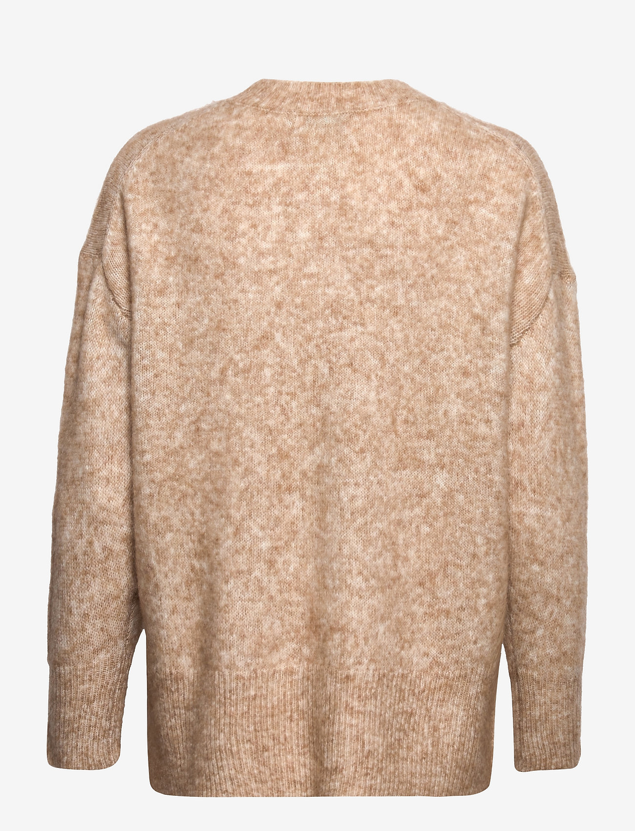 Coster Copenhagen - CC Heart alpaca sweater - hazel melange - 1