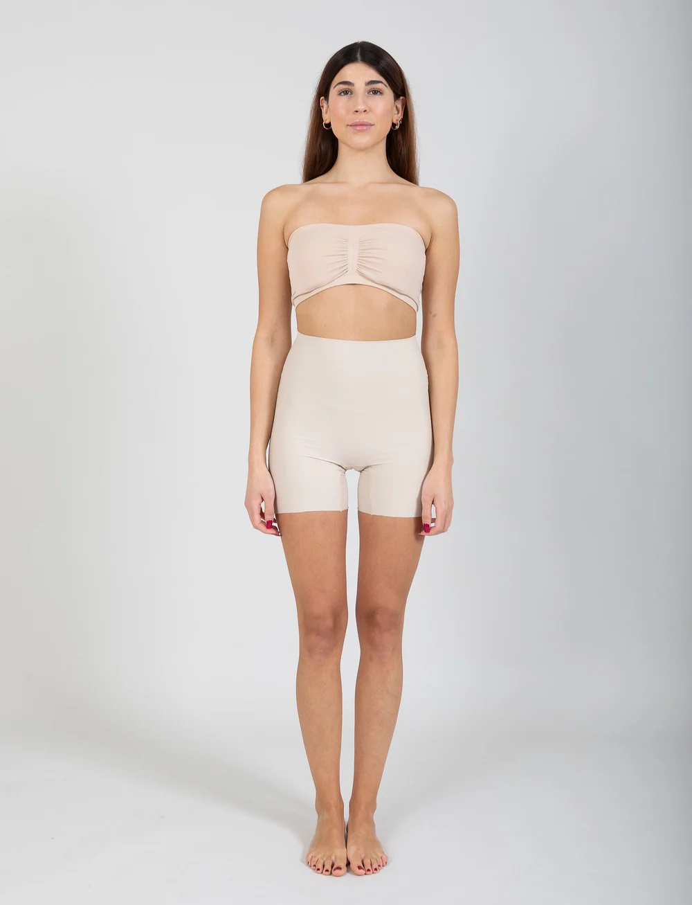 Biker shorts and tube top sales