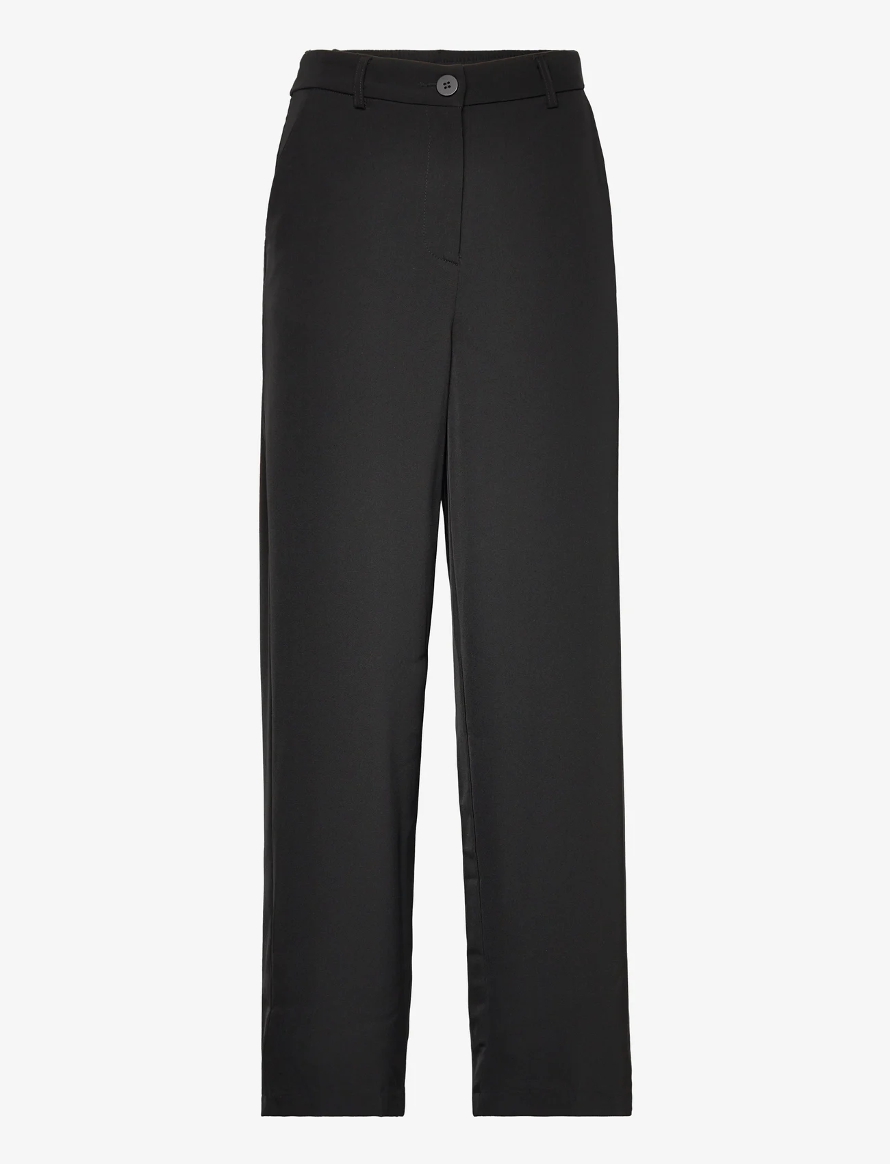 Coster Copenhagen - CC Heart long loose trousers - bukser med brede ben - black - 0