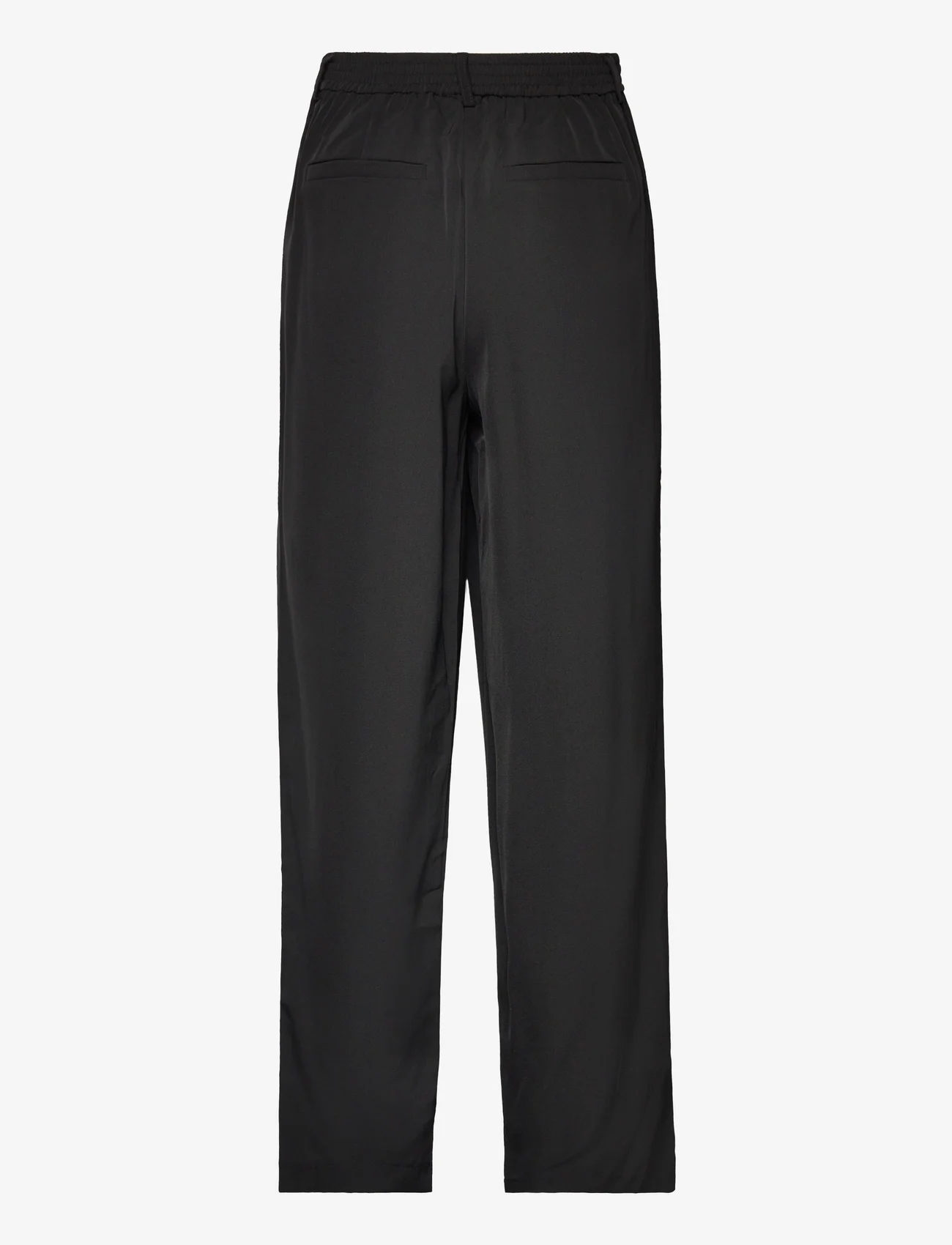 Coster Copenhagen - CC Heart long loose trousers - bukser med brede ben - black - 1