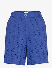 Coster Copenhagen - CC Heart LENA broderi anglaise shor - casual shorts - electric blue - 0