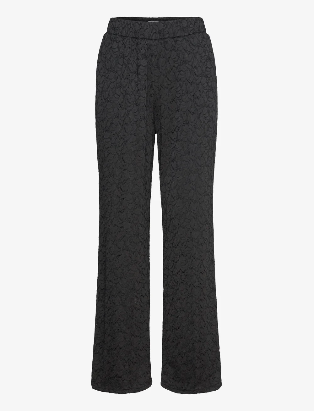 Coster Copenhagen - CC Heart CHARLIE lace pants - hosen mit weitem bein - black - 1