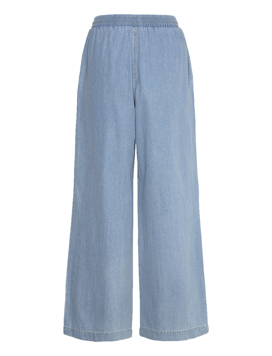 Coster Copenhagen - CC Heart ELLIS denim pants - wijde broeken - blue denim - 1