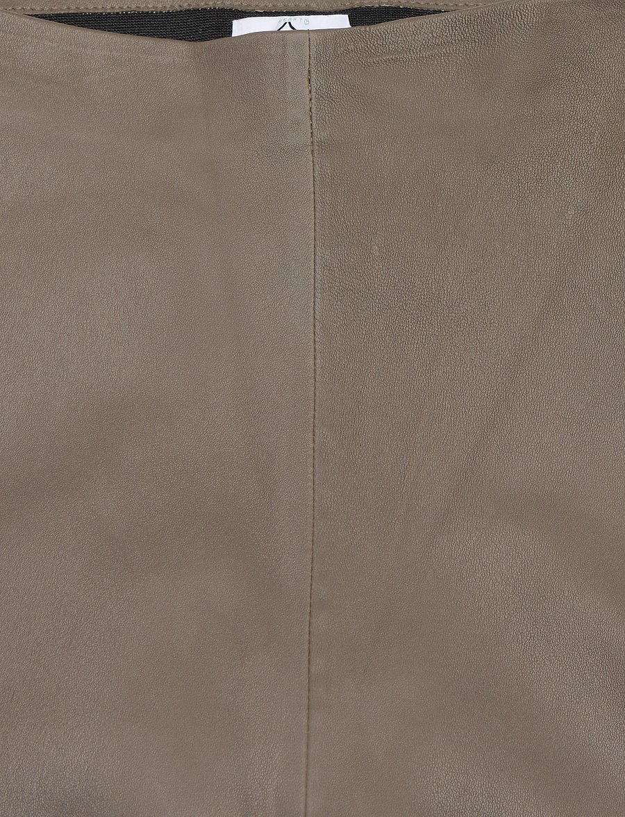 Coster Copenhagen - CC Heart leggings in leather - lederhosen - grey mud - 5