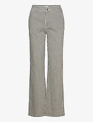Coster Copenhagen - CC Heart MATHILDE striped pants - festklær til outlet-priser - off white/black stripe - 0