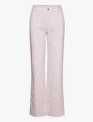 Coster Copenhagen - CC Heart MATHILDE striped pants - festklær til outlet-priser - off white/purple stripe - 0