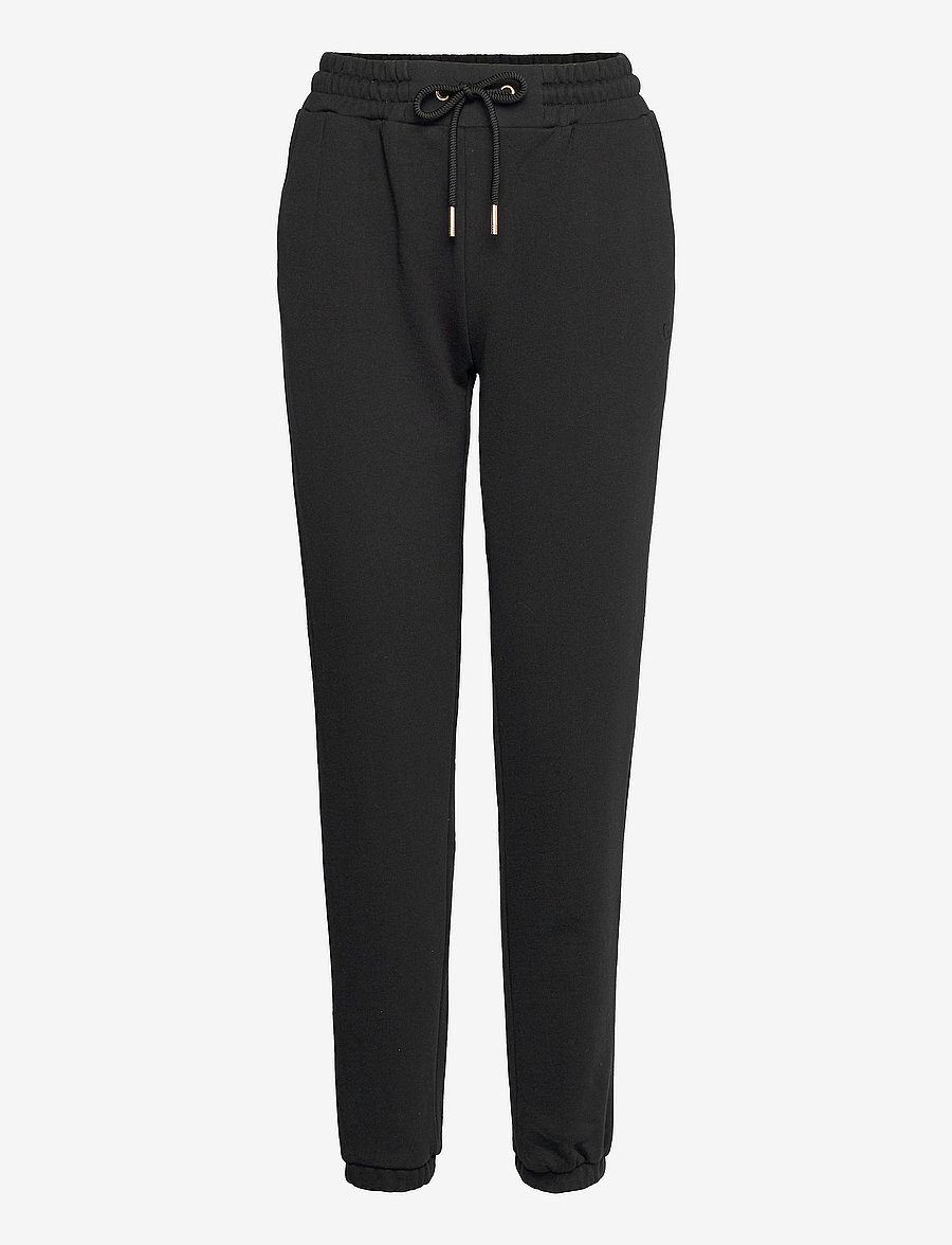 Coster Copenhagen - CC Heart sweat pants - hverdags stil - black - 0