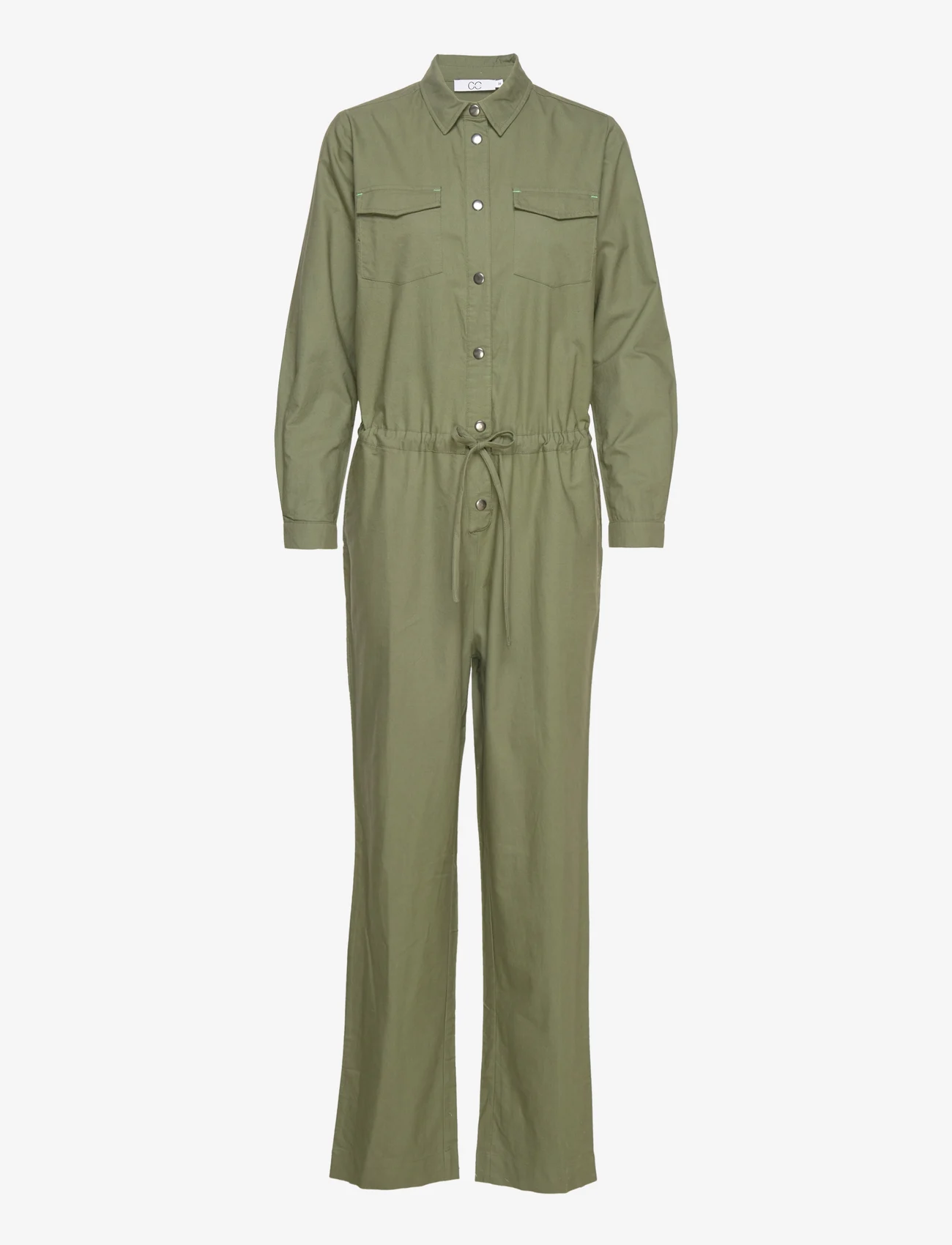Coster Copenhagen - CC Heart casual jumpsuit - dames - army green - 0