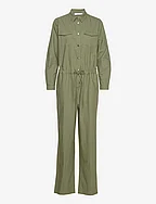 CC Heart casual jumpsuit - ARMY GREEN