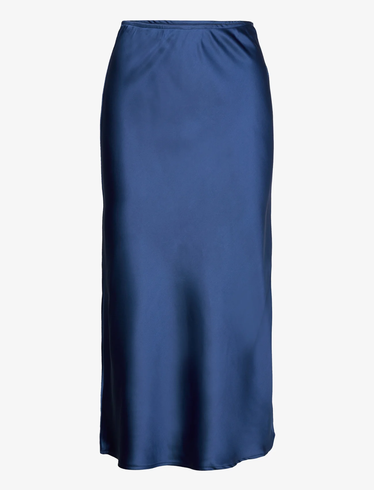 Coster Copenhagen - CC Heart SKYLER sateen skirt - satiinihameet - dark blue - 0