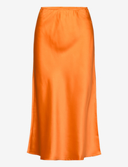 Coster Copenhagen - CC Heart SKYLER sateen skirt - satininiai sijonai - fresh orange - 0