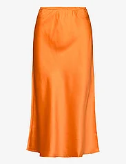Coster Copenhagen - CC Heart SKYLER sateen skirt - satīna svārki - fresh orange - 0
