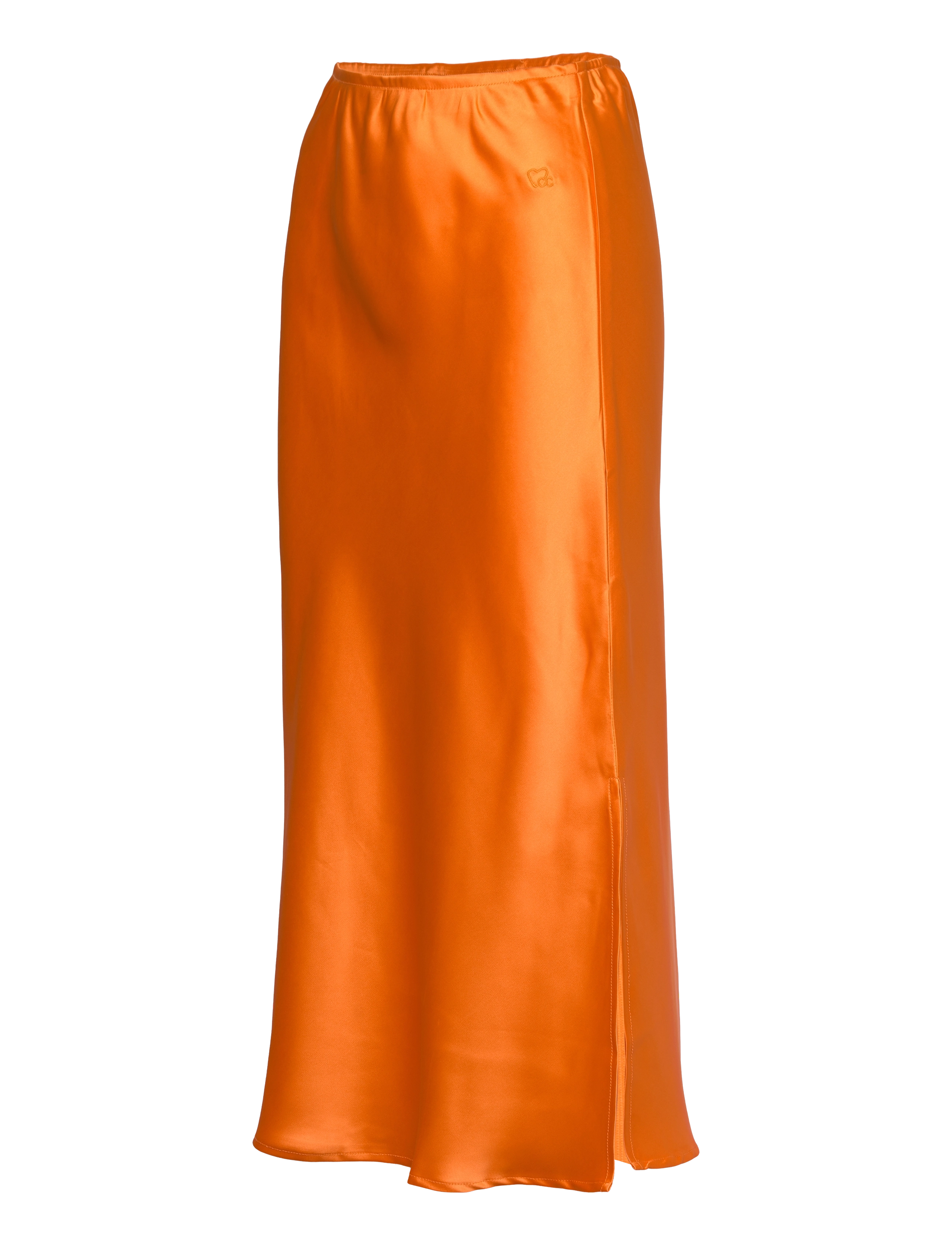 Coster Copenhagen - CC Heart SKYLER sateen skirt - fresh orange - 2