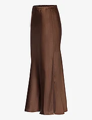 Coster Copenhagen - CC Heart SKYLER Mid-Length Skirt - satiinist seelikud - autumn brown - 2