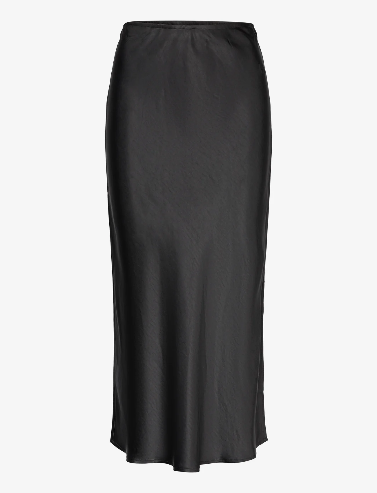 Coster Copenhagen - CC Heart SKYLER Mid-Length Skirt - satininiai sijonai - black - 0